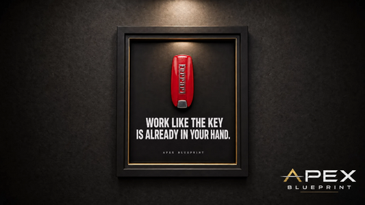 Work Like The Key Is Already In Your Hand